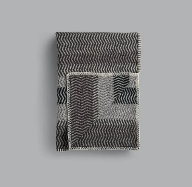 Ru00f8ros Tweed FRI – Gray Day pledd- Pledd