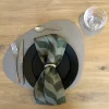LindDNA Gift set – 4 stk table mat + 4 stk glass mat silver- Til Det Dekkede Bordet