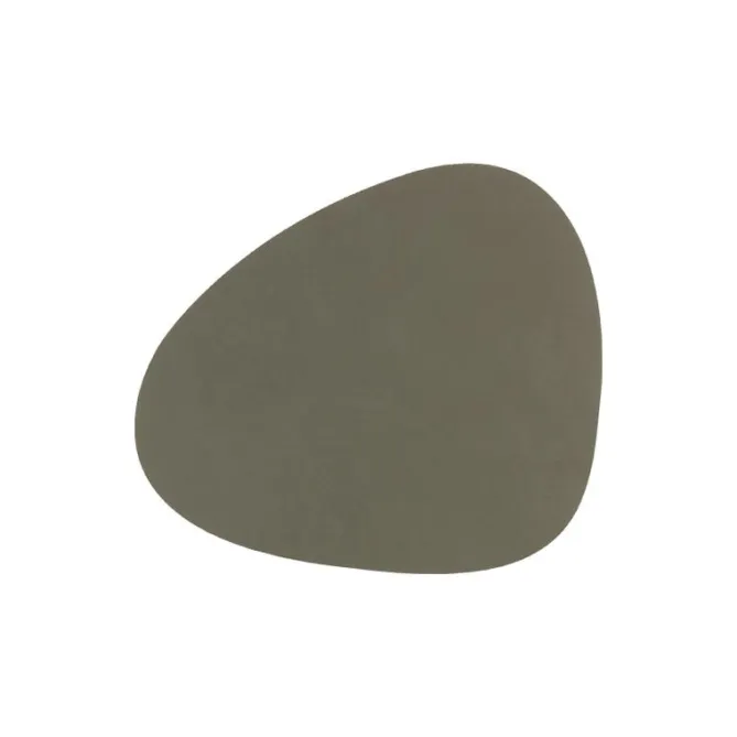 LindDNA Glass mat curve Army Green- Til Det Dekkede Bordet