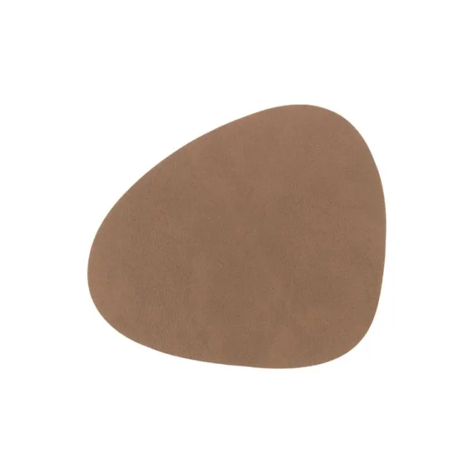 LindDNA Glass mat curve Brown- Til Det Dekkede Bordet