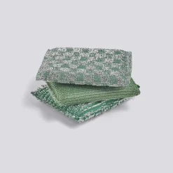 Hay Glitter Sponge 3 pk – Grønn- Til Kjøkkenbenken