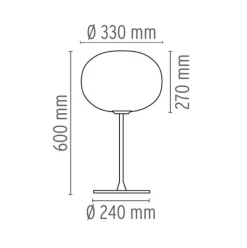 Flos Glo-Ball T1- Bordlampe