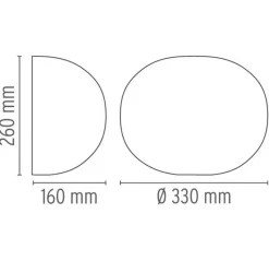 Flos Glo-Ball Wall- Vegglampe