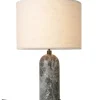 GUBI Gravity bordlampe, stor- grå marmor med skjerm – utstilling- Bordlampe