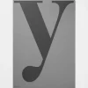 Grey Poster – Y- Bilder / Postere / Veggdecor