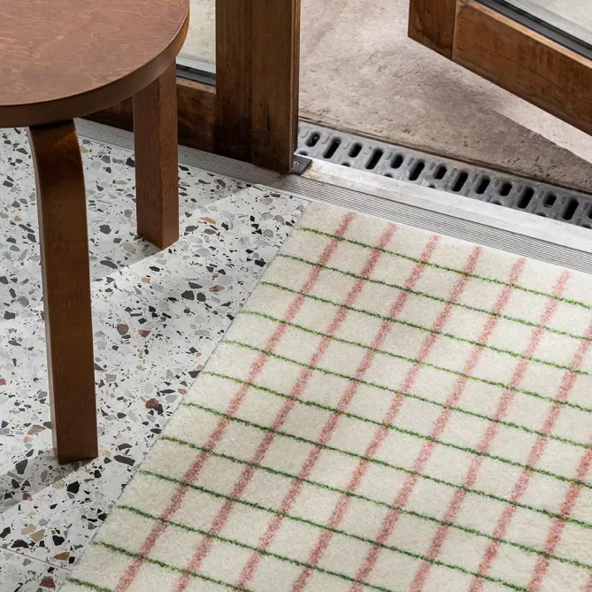 Heymat Grid Lime Candycane- Gulvtepper