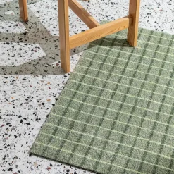 Heymat Grid Matcha Lemon 60x85cm- Gulvtepper