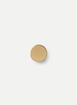 Ferm Living Hook – Brass – Small- Knagger / Knotter / Kleshengere|Accessories