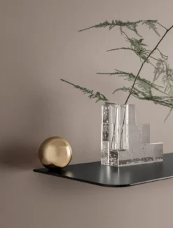 Ferm Living Hylle -Sphere Flying Shelf- Krom- Hyller Og Garderobe|Oppbevaring