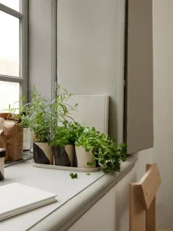 Ferm Living Inlay Herb Pots- Til Kjøkkenbenken|Fat / Brett / Skåler