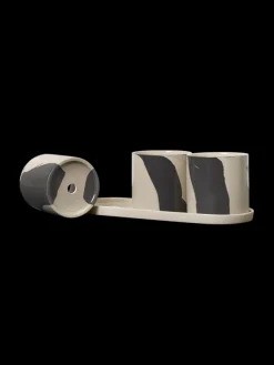 Ferm Living Inlay Herb Pots- Til Kjøkkenbenken|Fat / Brett / Skåler