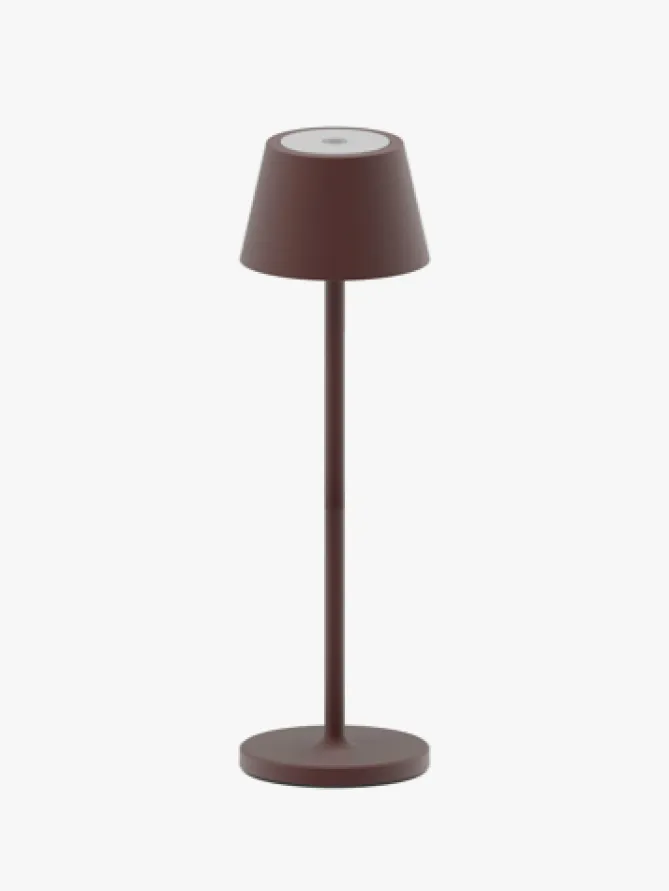 Nordesign Iris Mini bordlampe -Oppladbar, Sort / Rust- Utelamper|Bordlampe