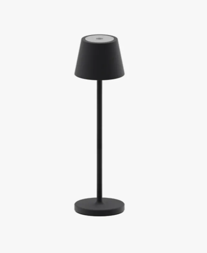 Nordesign Iris Mini bordlampe -Oppladbar, Sort / Rust- Utelamper|Bordlampe