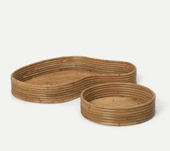 Ferm Living Isola Brett -Sett med 2 stk- Fat / Brett / Skåler