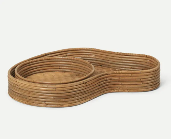 Ferm Living Isola Brett -Sett med 2 stk- Fat / Brett / Skåler