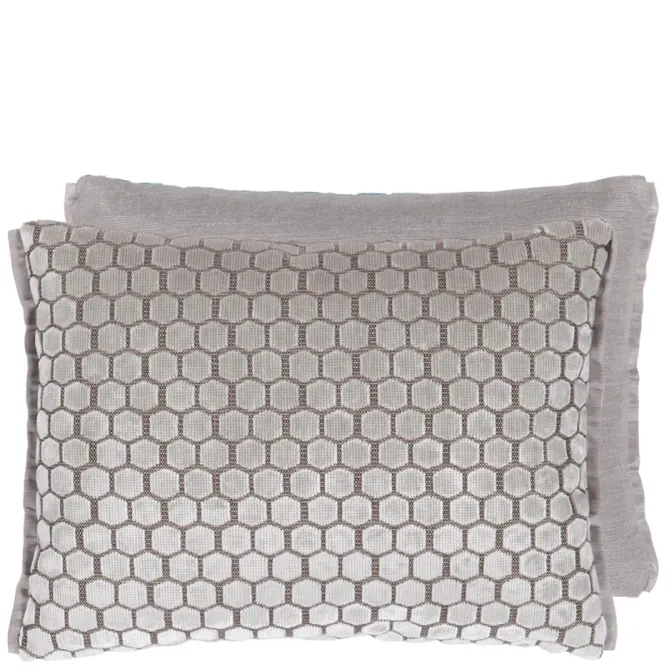 Designers Guild Jabot Oyster – pute- Puter