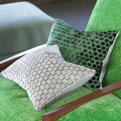 Designers Guild Jabot Oyster – pute- Puter