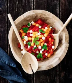 Muubs Java Salatbestikk -teak- Til Kjøkkenbenken|Til Det Dekkede Bordet