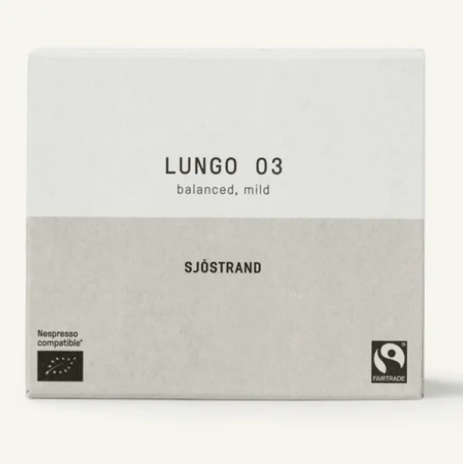 Sju00f8strand Kaffekapsler Lungo 03- Til Kjøkkenbenken