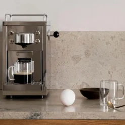 Sju00f8strand Kaffemaskin 1,5L -Krom- Til Kjøkkenbenken