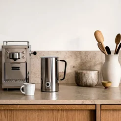 Sju00f8strand Kaffemaskin 1,5L -Krom- Til Kjøkkenbenken