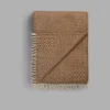 Ru00f8ros Tweed Kattefot Pledd – Burnt Ochre- Pledd