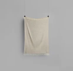 Ru00f8ros Tweed Kattefot Pledd – Light Grey- Pledd