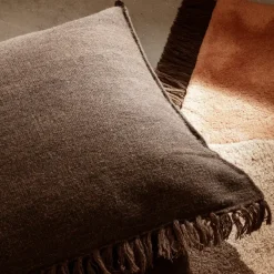 Ferm Living Kelim Fringe Cushion – L- Puter|Accessories