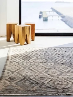 MASSIMO Kelim gulvteppe – farge light grey- Gulvtepper