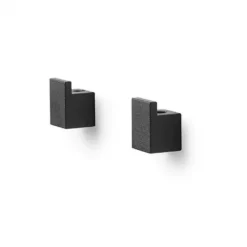 Audo Kubus veggfester  – sort 2 pk- Accessories