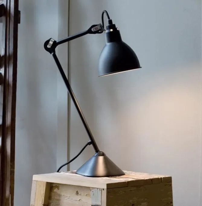 Lampe Gras N205 bordlampe sort- Bordlampe