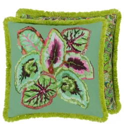 Designers Guild Leaf Glaze Emerald – pute- Puter