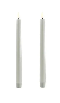 Uyuni Lighting LED kronelys 2pk Dusty Green- Lysestaker / Lyslykter / Lys
