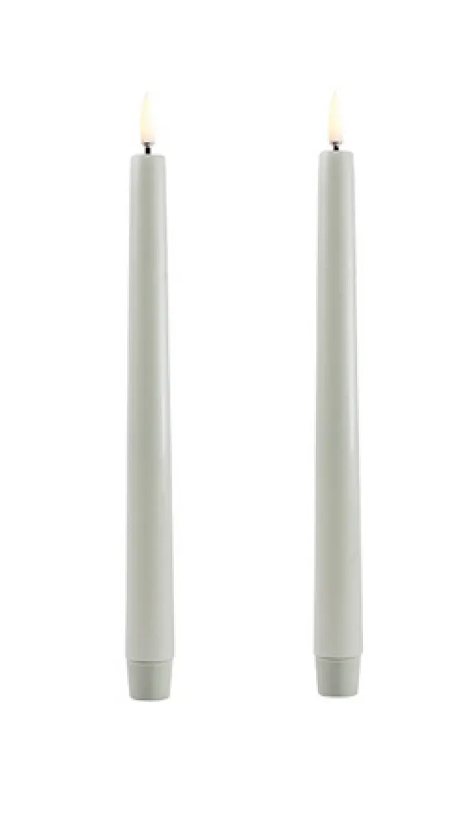Uyuni Lighting LED kronelys 2pk Dusty Green- Lysestaker / Lyslykter / Lys