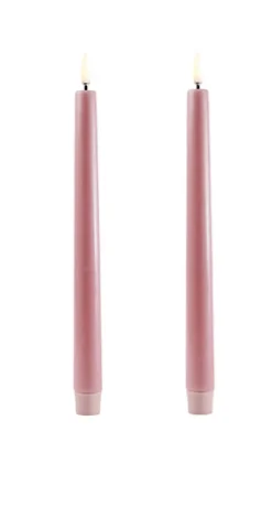 Uyuni Lighting LED kronelys 2pk Dusty Rose- Lysestaker / Lyslykter / Lys