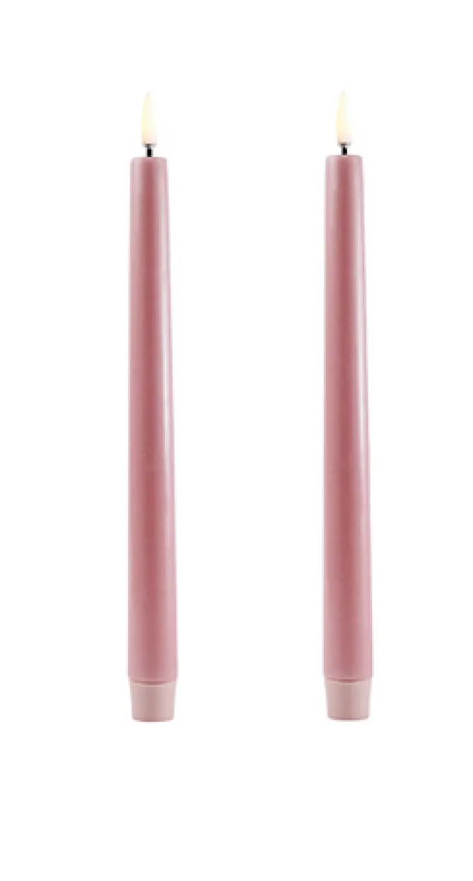 Uyuni Lighting LED kronelys 2pk Dusty Rose- Lysestaker / Lyslykter / Lys