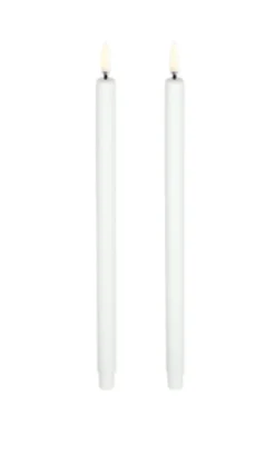 Uyuni Lighting LED minilys 2 pk – 1,3 x H25cm Hvit- Lysestaker / Lyslykter / Lys
