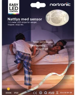 Megamann LED Nattlys med sensor- Lyspærer Og Annet Nyttig