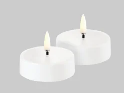 Uyuni Lighting LED-telys Maxi oppladbare 2pk- Lysestaker / Lyslykter / Lys