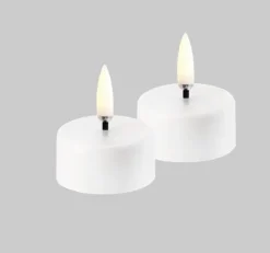 Uyuni Lighting LED-telys oppladbare 2pk- Lysestaker / Lyslykter / Lys