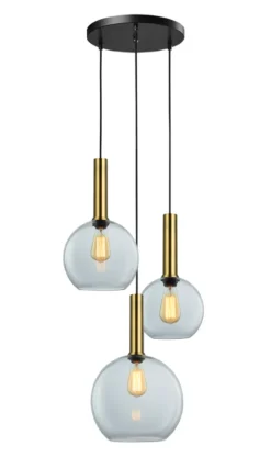 Nordesign Less Pendel 3 -Messing- Taklamper Og Plafond