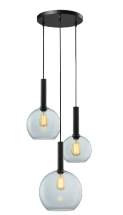 Nordesign Less Pendel 3 -Sort- Taklamper Og Plafond