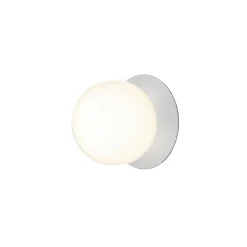 Nuura Liila 1, Large light silver/opal white- Vegglampe|Taklamper Og Plafond