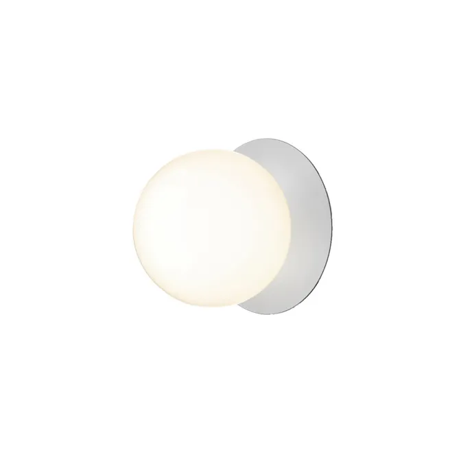 Nuura Liila 1, Large light silver/opal white- Vegglampe|Taklamper Og Plafond