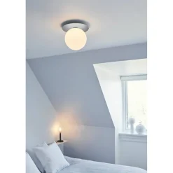 Nuura Liila 1, Large light silver/opal white- Vegglampe|Taklamper Og Plafond