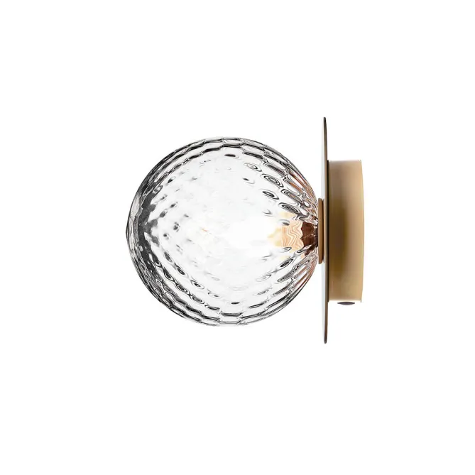 Nuura Liila 1, medium nordic gold/optic- Vegglampe|Taklamper Og Plafond