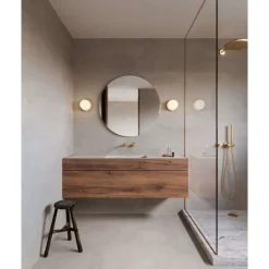 Nuura Liila 1, medium nordic gold/opal- Vegglampe|Taklamper Og Plafond