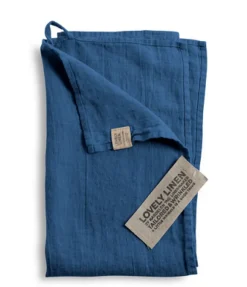 Lovely Linen Lin Kjøkkenhåndkle – Denim Blue- Kjøkkenhåndkle/Klut|Til Det Dekkede Bordet