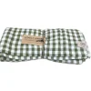 Lovely Linen Linduk -145 x 300 cm – Square Jeep Green- Til Det Dekkede Bordet