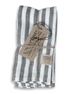Lovely Linen Linservietter, Lovely 4pk.- Til Det Dekkede Bordet